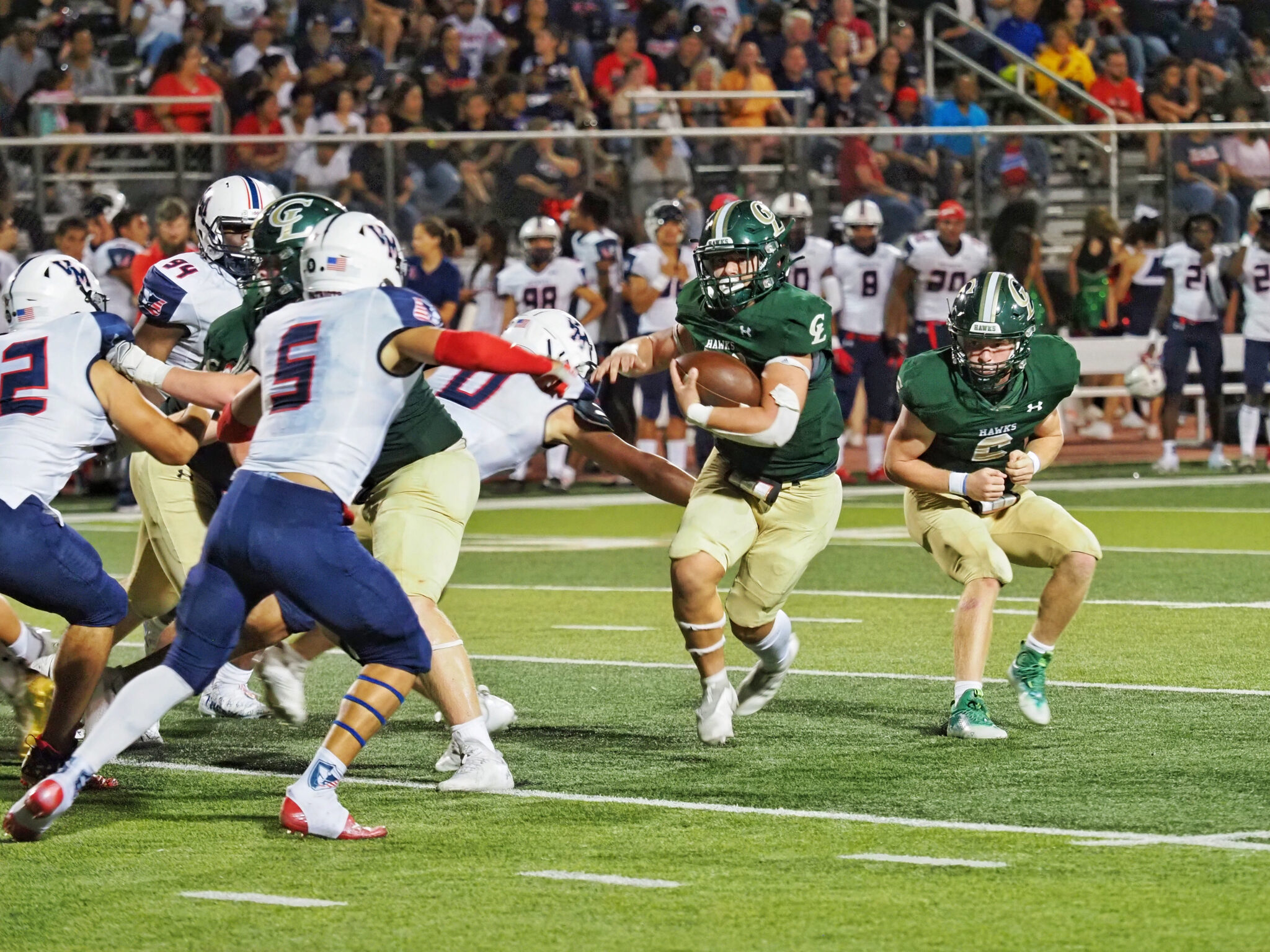 San Antonio Veterans Memorial edges Canyon Lake football with last